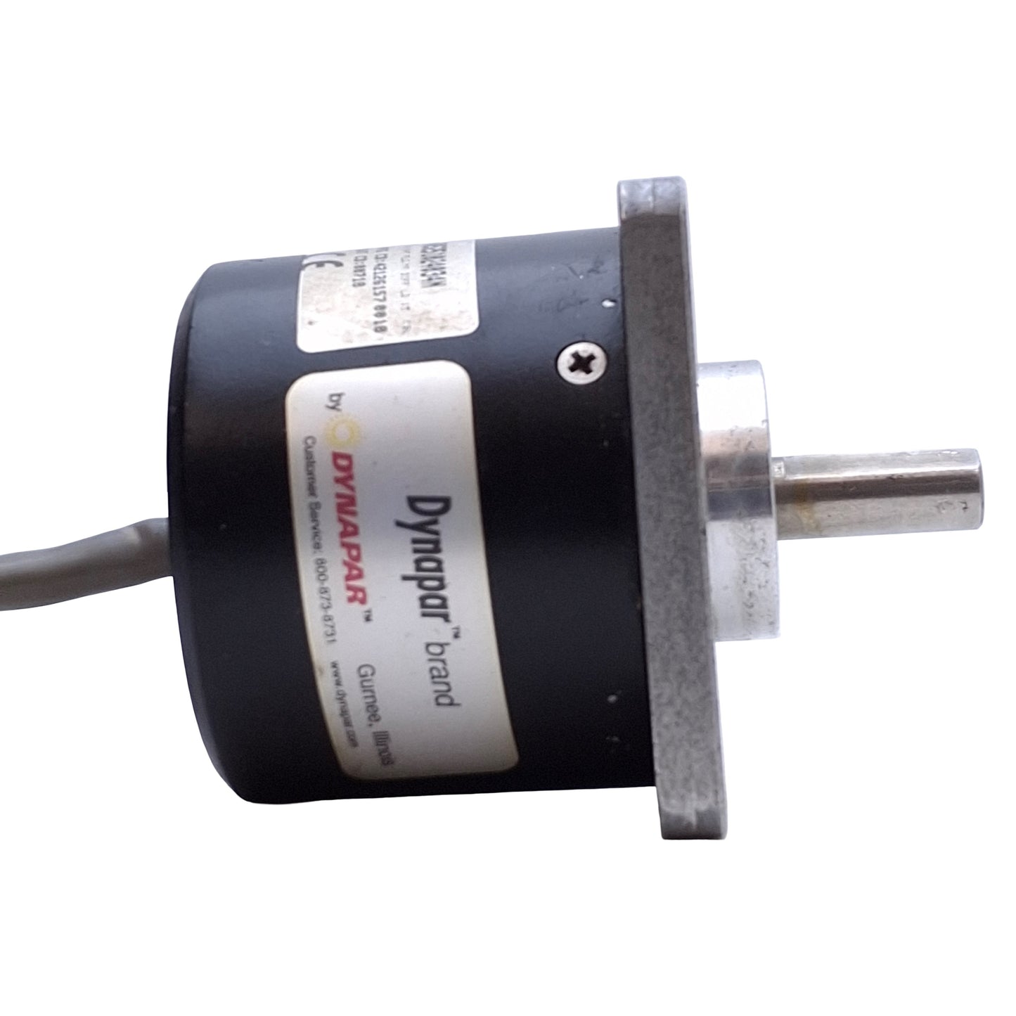 Used Dynapar HR5251024034N Incremental Encoder ø3/8" Shaft, 10,000rpm Max, 1ft Cable