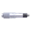 Used Mitutoyo 2006734 Micrometer Head 0-0.500in Range, 0.001in Graduations, Round Tip
