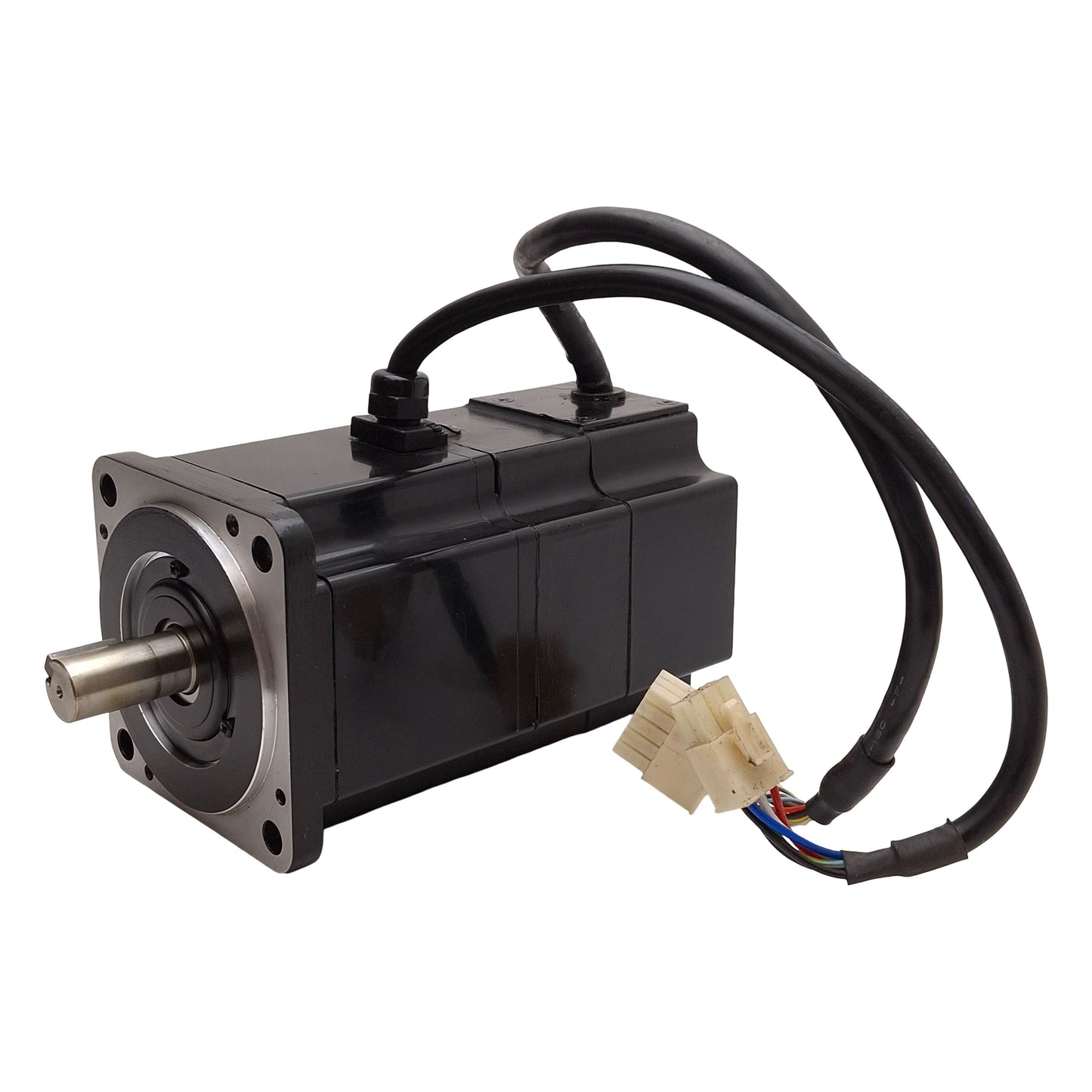 Used Yaskawa SGMP-04AW14B Servo Motor w/ Brake, 400W, 200VAC 2.6A, 3000rpm, 1024ppr