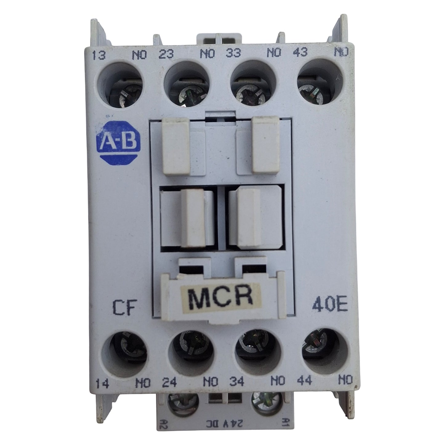 Used Allen Bradley 700-CF400ZJ Contactor 4-Pole, 4NO, 25A 600VAC, 24VDC Coil