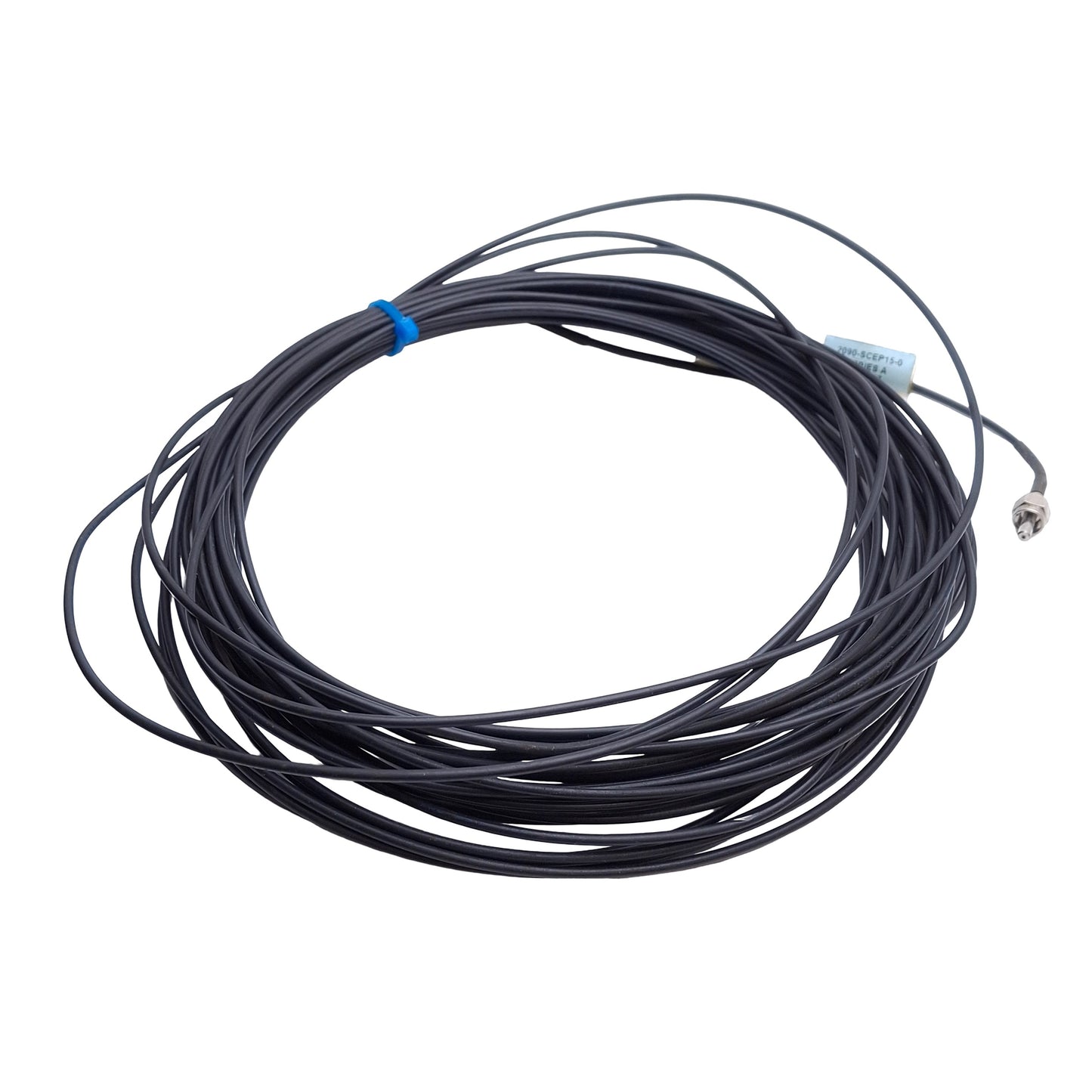 Used Allen Bradley 2090-SCEP15-0 Sercos Fiber Optic Cable, 15m Length, ø1mm Bundle