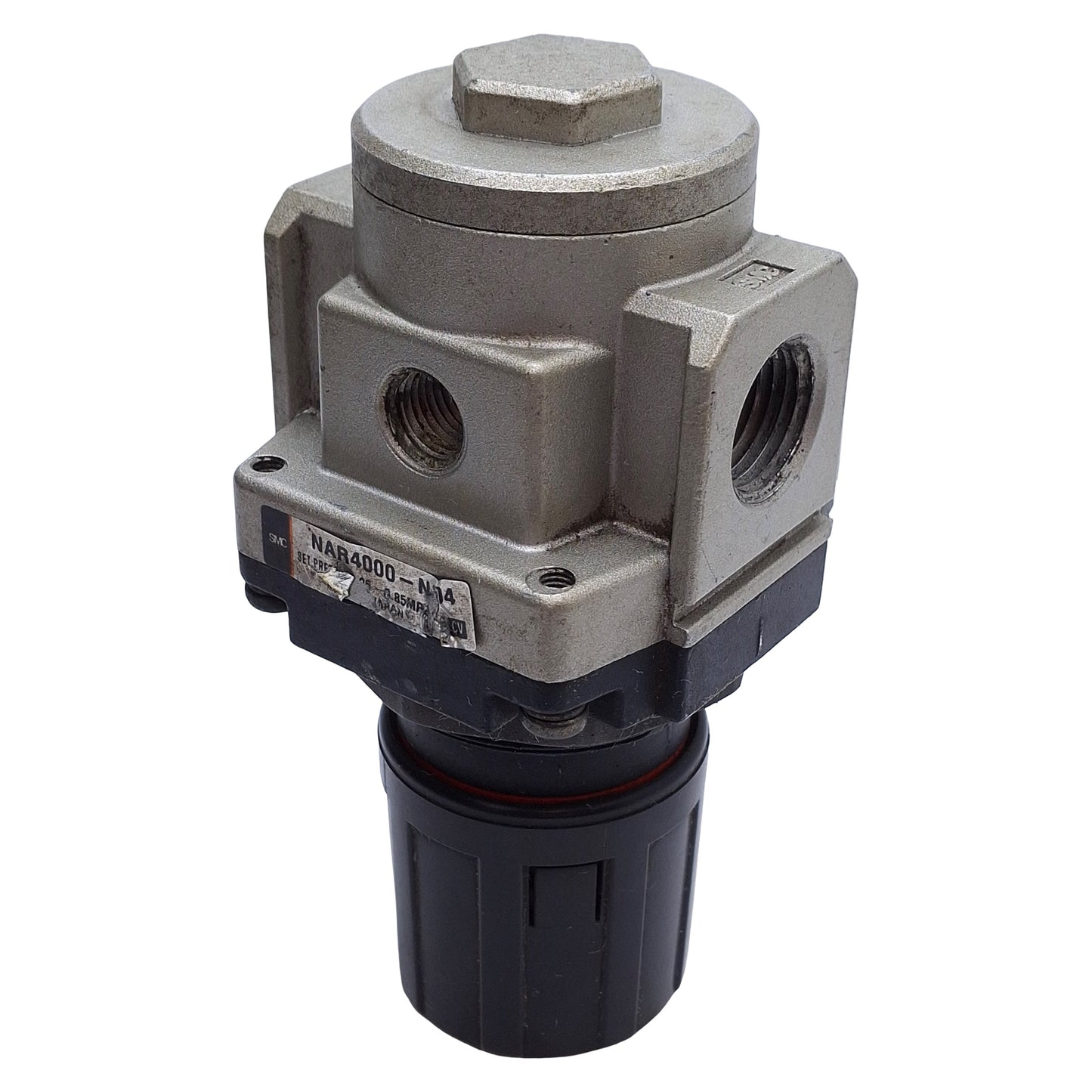 Used SMC NAR4000-N04 Pneumatic Pressure Regulator, 0.05-0.85MPa, 1/2in NPT Ports