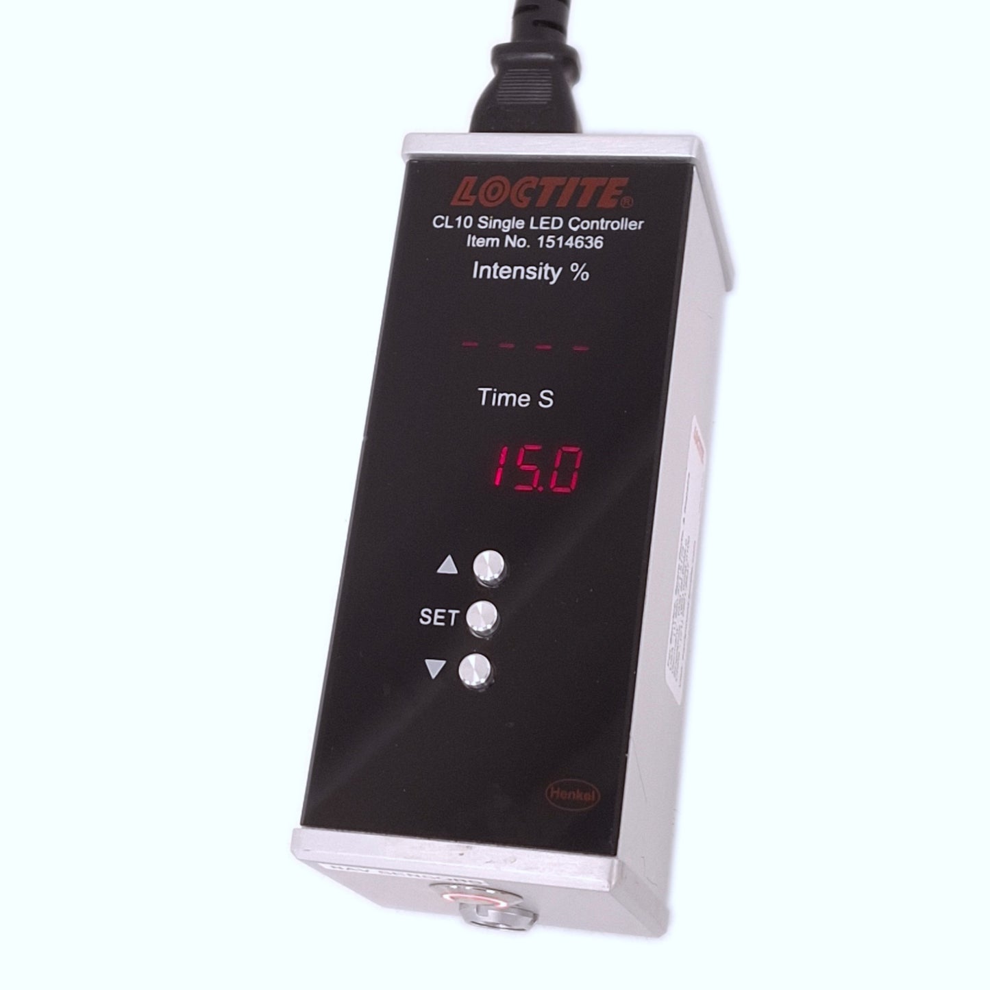 Used Loctite 1514636 CL10 Single LED Controller, Spot Curing UV, 100-240VAC 15W