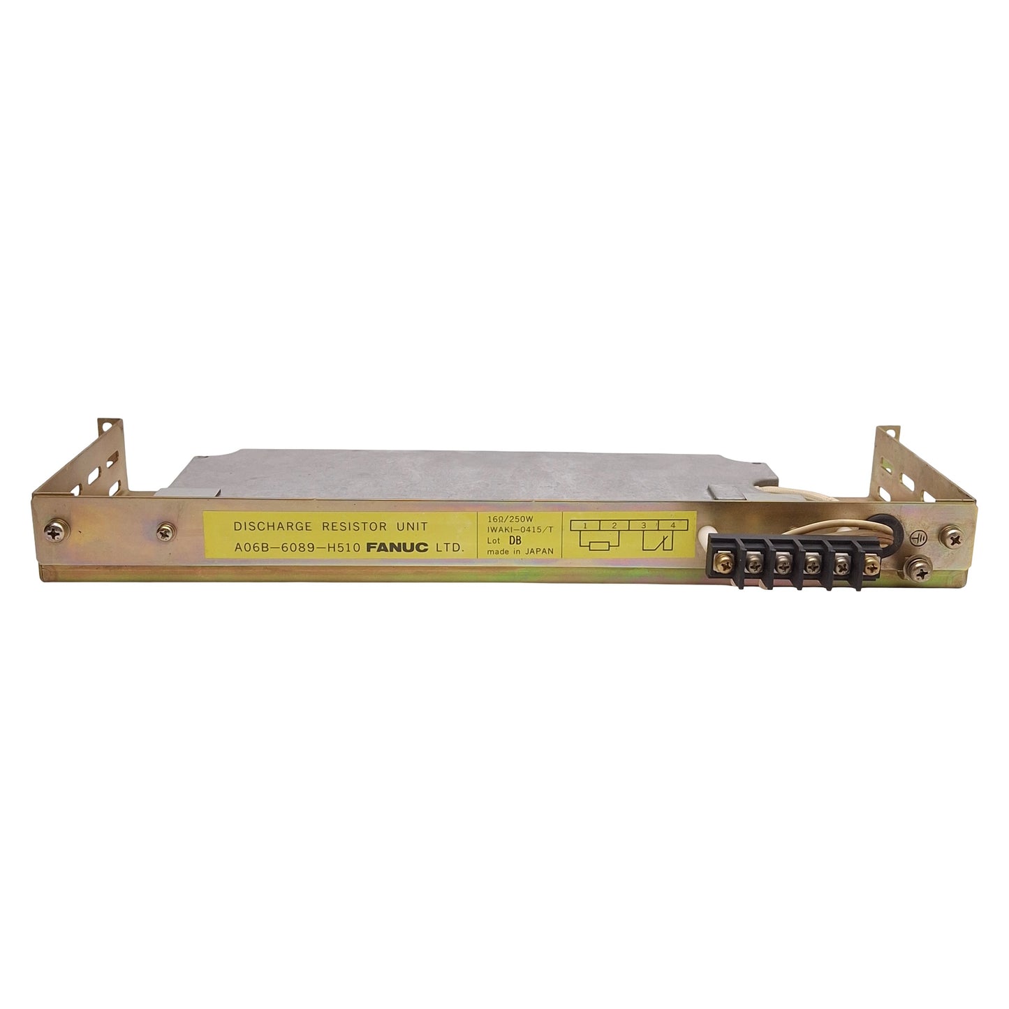 Used Fanuc A06B-6089-H510 Regenerative Discharge Brake Resistor Unit, 16Ω, 250W