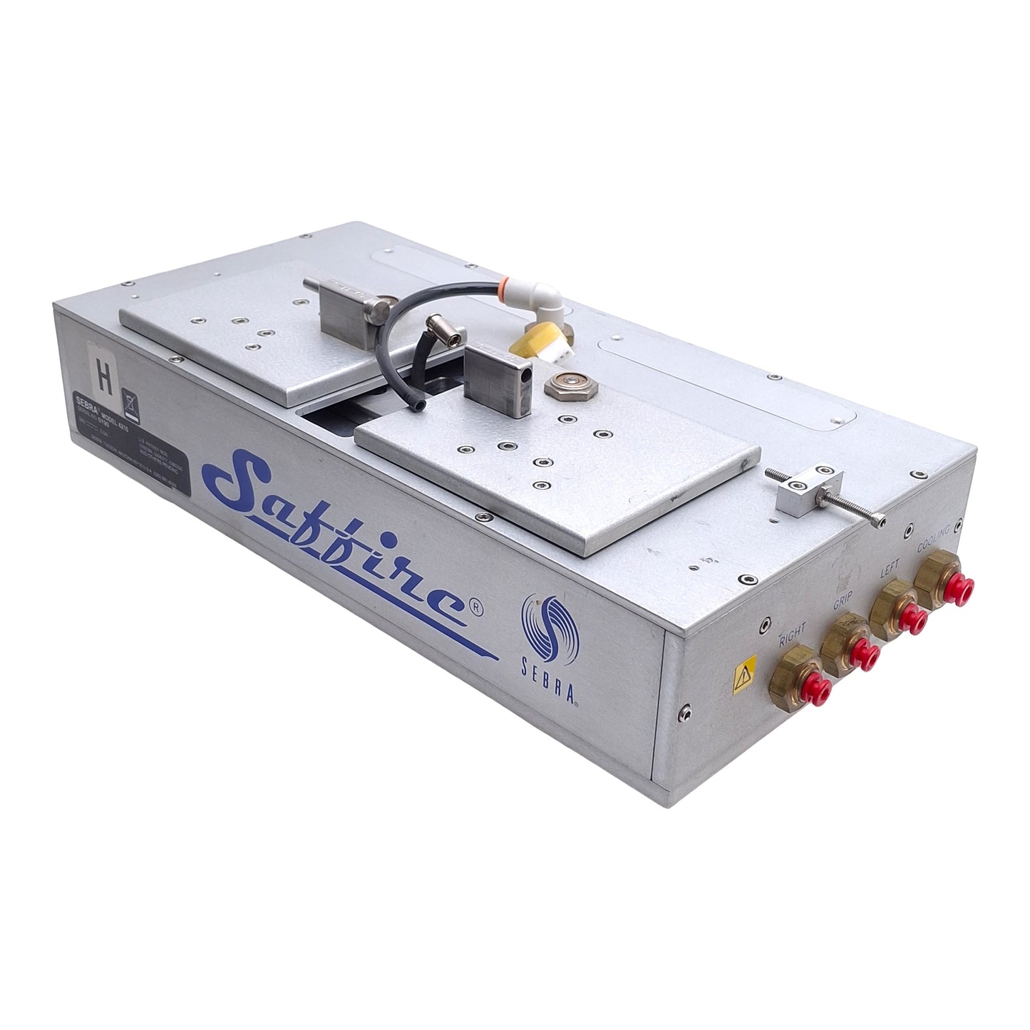 Used Sebra 4210 Saffire Cath Tipping Bonding Forming Molding Platform 9.6lbs@30psi