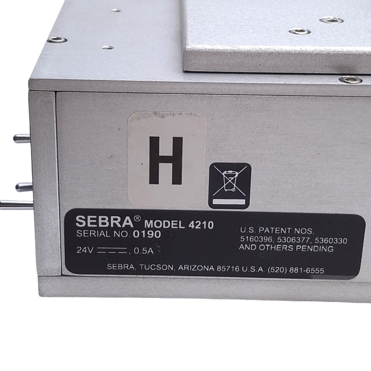 Used Sebra 4210 Saffire Cath Tipping Bonding Forming Molding Platform 9.6lbs@30psi
