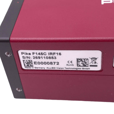 Used AVT F145C-IRF16 Pike Machine Vision Camera, 2/3in CCD, 1388x1038px 30fps