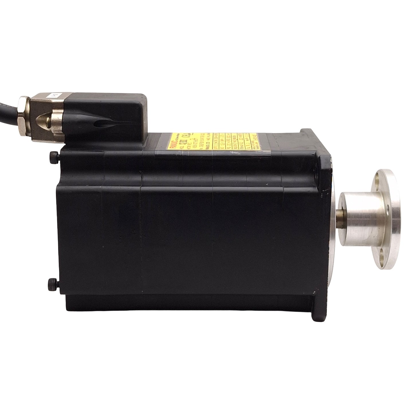 Used Fanuc A06B-0373-B077 α2/3000 Servo Motor 0.5kW 3Ø 129VAC 2.6A 200Hz *No Encoder*