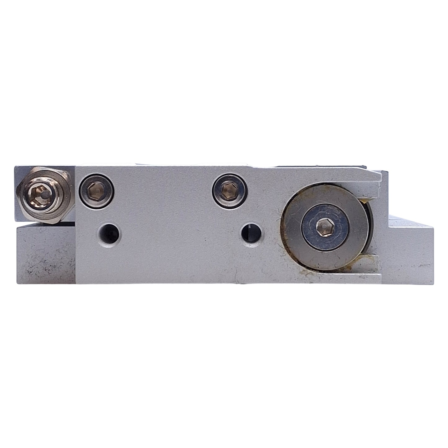 Used SMC MXF20-75 Precision Slide Table 20mm Bore, 75mm Stroke, 0.15-0.7MPa