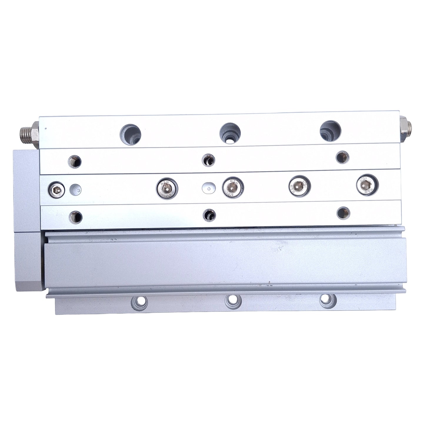 Used SMC MXF20-75 Precision Slide Table 20mm Bore, 75mm Stroke, 0.15-0.7MPa