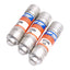 Used Lot of 3 Ferraz Shawmut ATDR4 Amp Trap Time Delay Fuse, Class CC, 4A 600VAC
