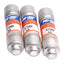 Used Lot of 3 Ferraz Shawmut ATDR4 Amp Trap Time Delay Fuse, Class CC, 4A 600VAC