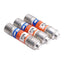 Used Lot of 3 Ferraz Shawmut ATDR4 Amp Trap Time Delay Fuse, Class CC, 4A 600VAC