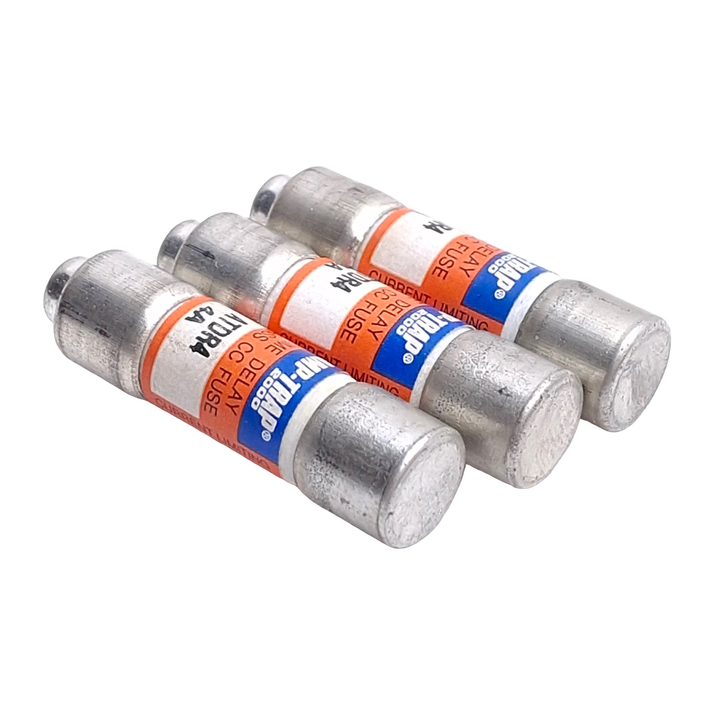 Used Lot of 3 Ferraz Shawmut ATDR4 Amp Trap Time Delay Fuse, Class CC, 4A 600VAC