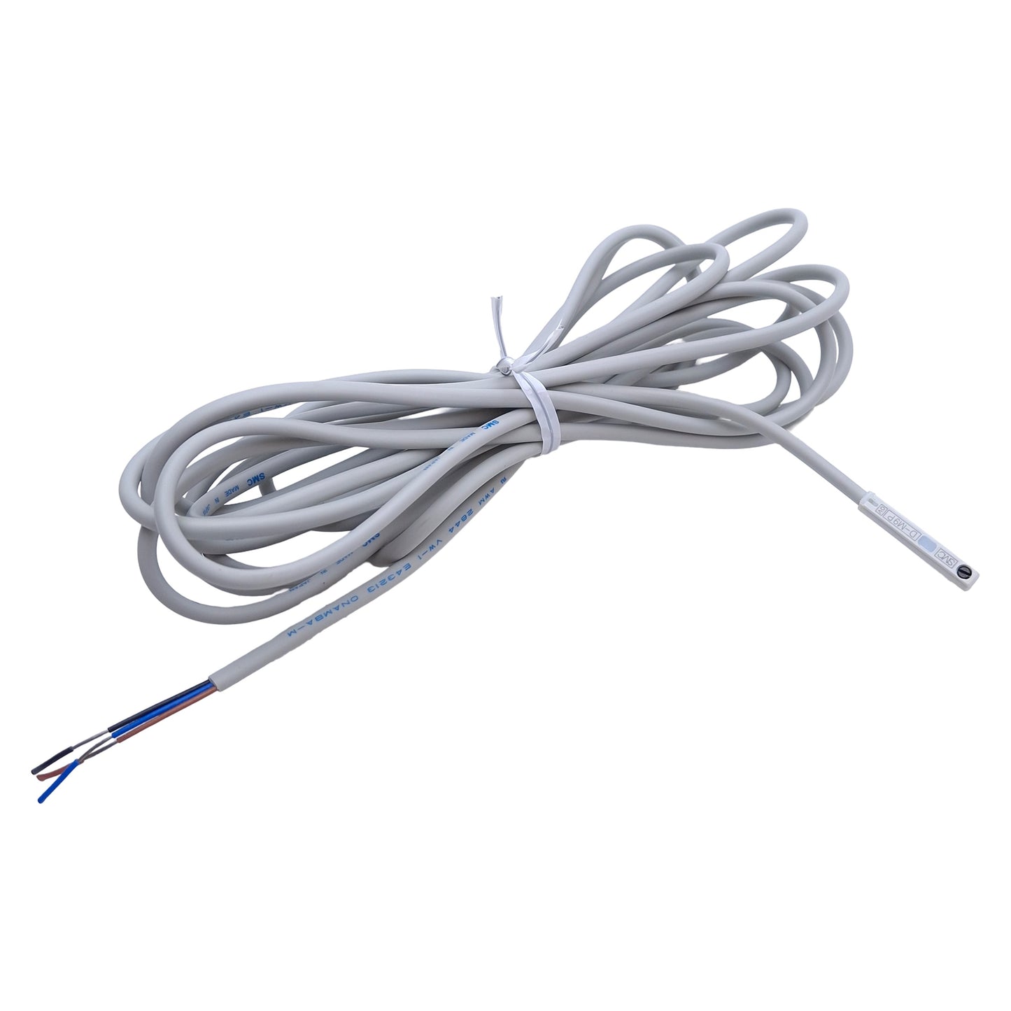 New – Open box SMC D-M9P Solid State Auto Switch, 3-Wire PNP Output, 5/12/24VDC, 3m Length