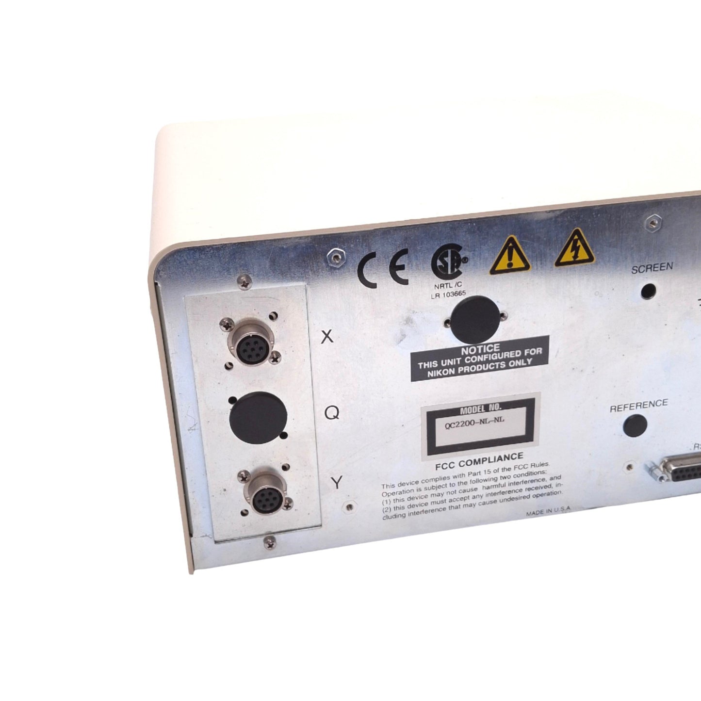 Used Metronics QC2200-NL-NL Quadra-Chek 2000 Digital Readout, 2-Axis, RS232 85-264VAC