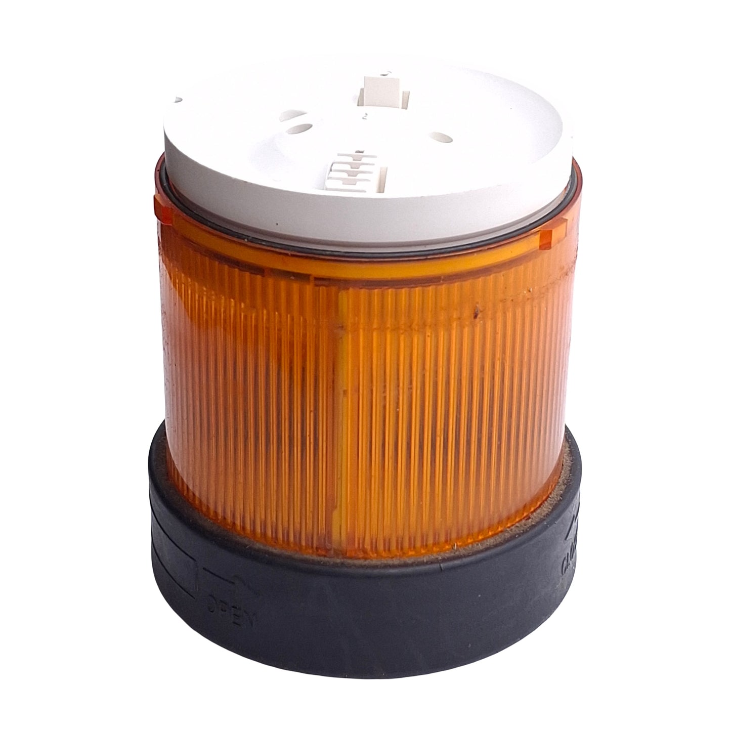 Used Telemecanique Schneider XVBC2B5 Harmony LED Tower Light ø70mm 24V, Amber, Steady