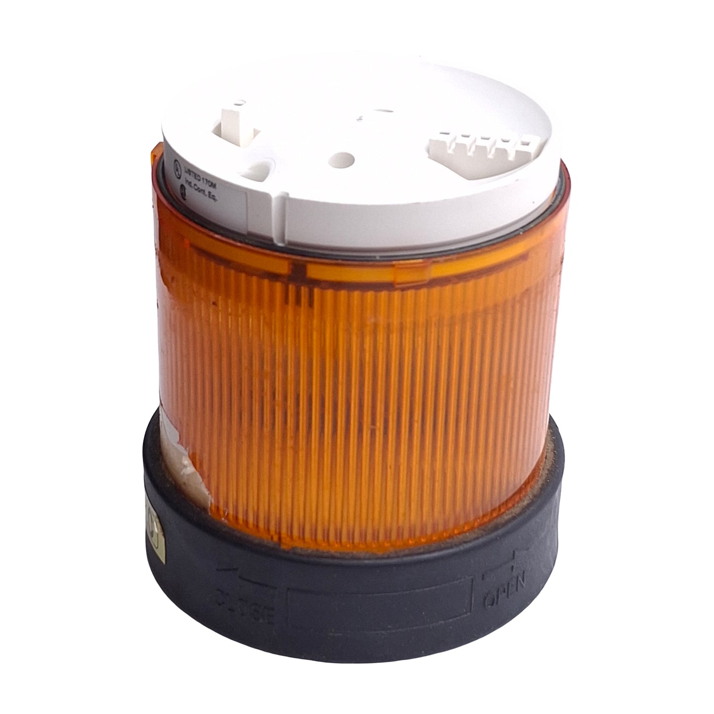 Used Telemecanique Schneider XVBC2B5 Harmony LED Tower Light ø70mm 24V, Amber, Steady