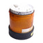 Used Telemecanique Schneider XVBC2B5 Harmony LED Tower Light ø70mm 24V, Amber, Steady