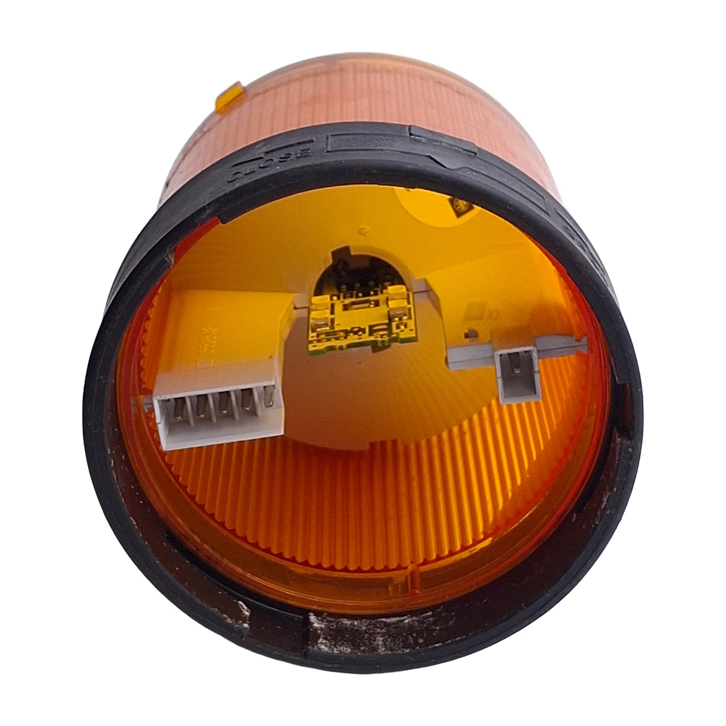 Used Telemecanique Schneider XVBC2B5 Harmony LED Tower Light ø70mm 24V, Amber, Steady