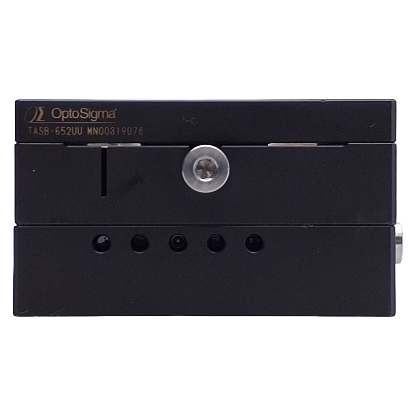 Used OptoSigma TASB-652UU XY-Axis Dovetail Stage 12mm Travel, 147N Load, 65 x 65mm