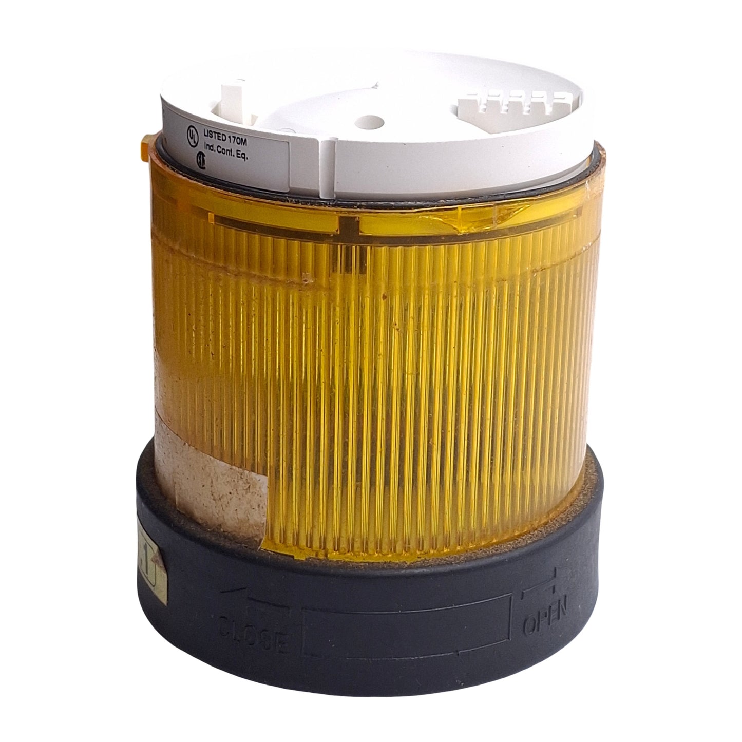 Used Telemecanique Schneider XVBC2B8 Harmony LED Tower Light ø70mm 24V Yellow, Steady