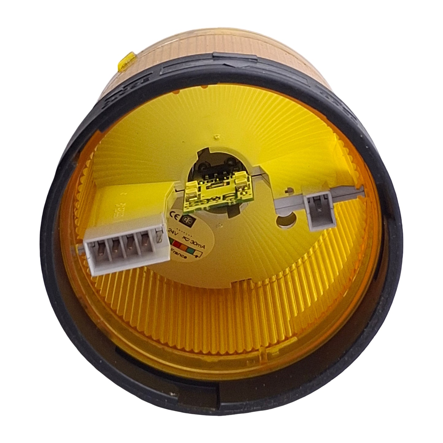 Used Telemecanique Schneider XVBC2B8 Harmony LED Tower Light ø70mm 24V Yellow, Steady