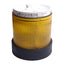 Used Telemecanique XVBC38 Tower Stack Light ø70mm 250VAC/DC, Yellow Steady, *No Bulb*