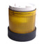 Used Telemecanique XVBC38 Tower Stack Light ø70mm 250VAC/DC, Yellow Steady, *No Bulb*