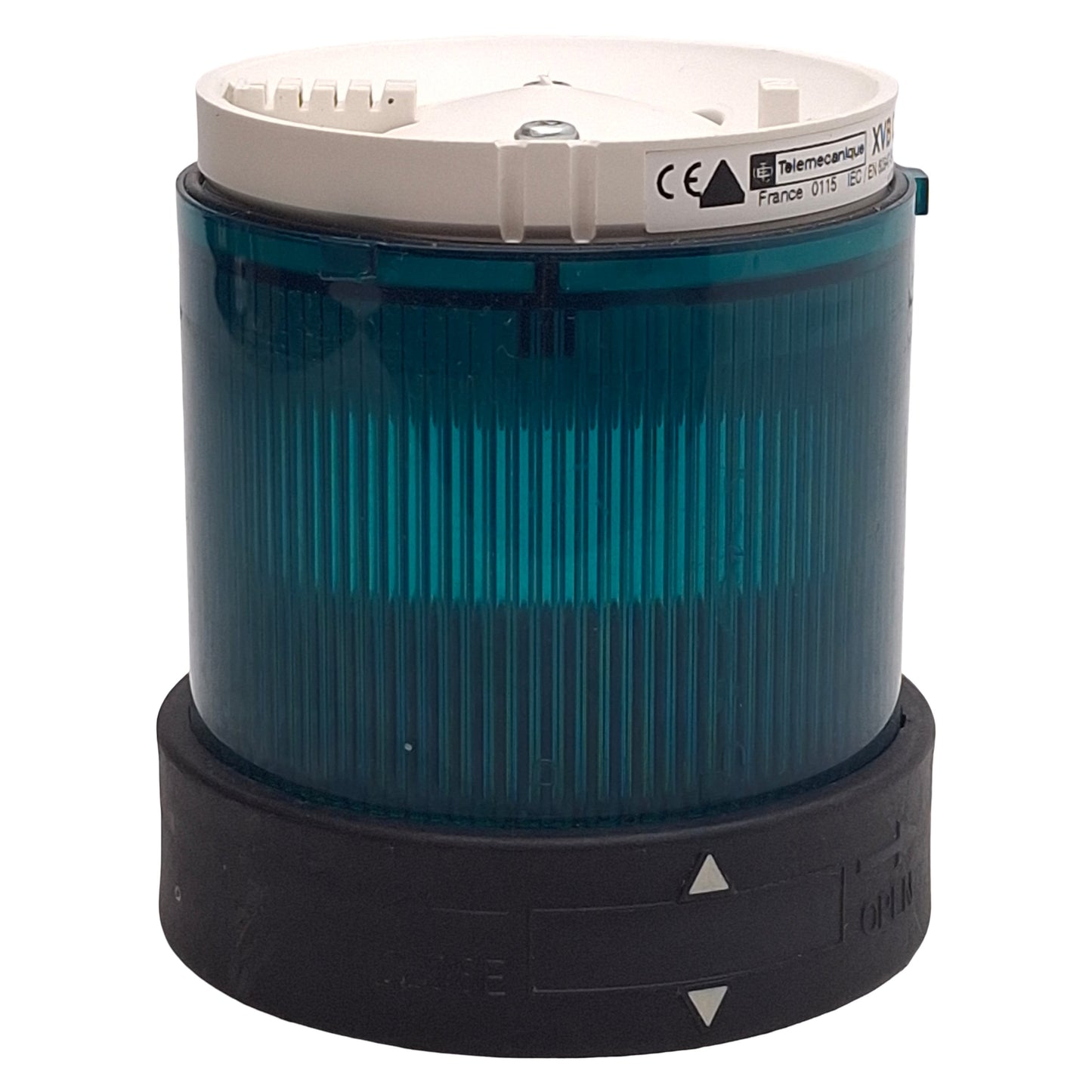 Used Telemecanique XVBC33 Tower Stack Light ø70mm 250VAC/DC, Green, Steady, *No Bulb*
