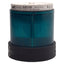 Used Telemecanique XVBC33 Tower Stack Light ø70mm 250VAC/DC, Green, Steady, *No Bulb*