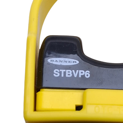 Used Banner STBVP6 Self-Checking Optical Touch Button Switch 10-30VDC, 4-Wire PNP