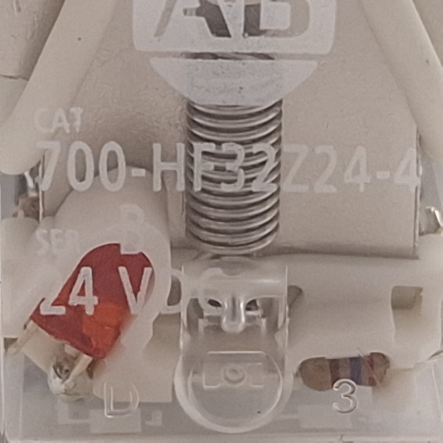 Used Lot of 5 Allen Bradley 700-HF32Z24-4 Ice Cube Relay, DPDT, 10A, 24VDC Coil