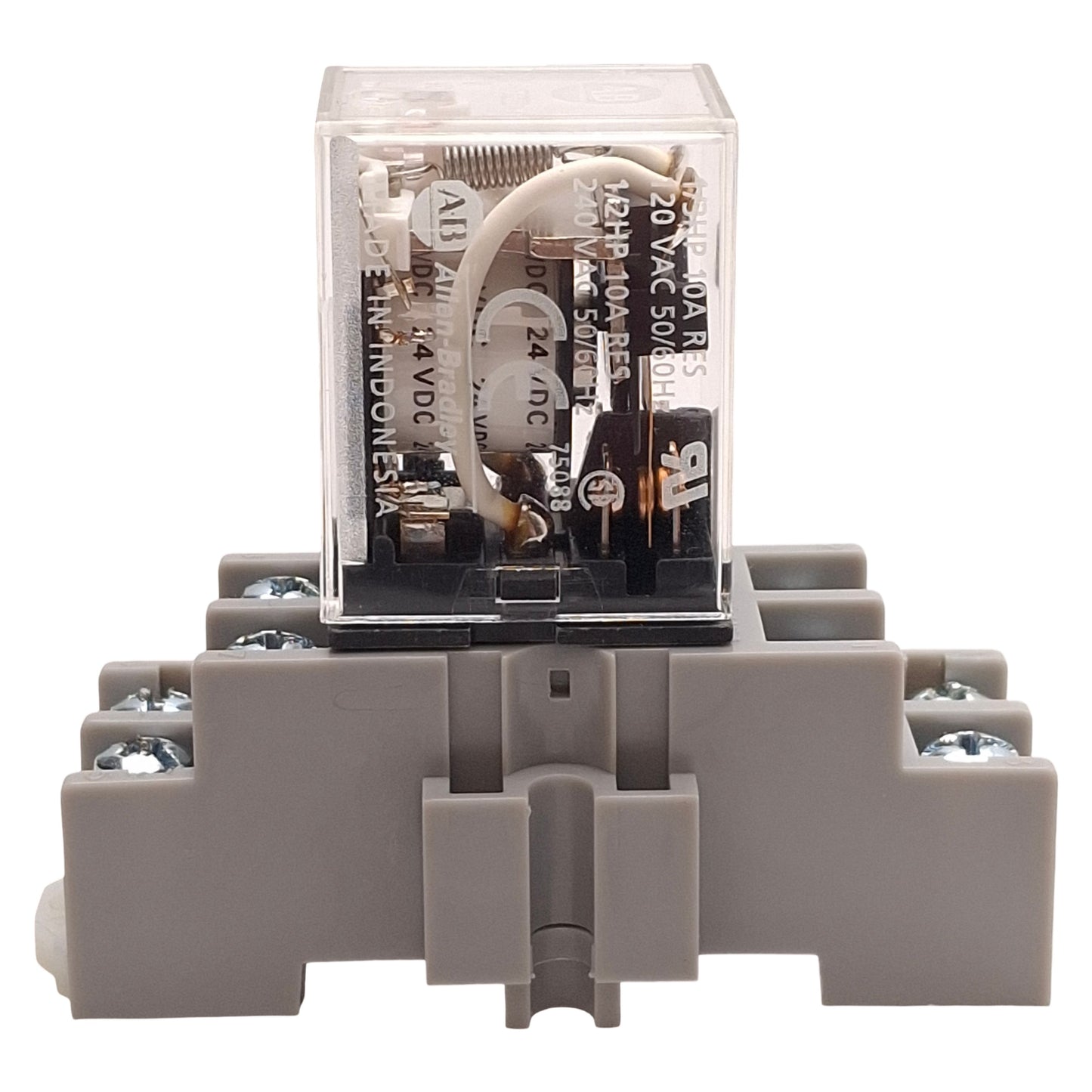 Used Lot of 5 Allen Bradley 700-HF32Z24-4 Ice Cube Relay, DPDT, 10A, 24VDC Coil