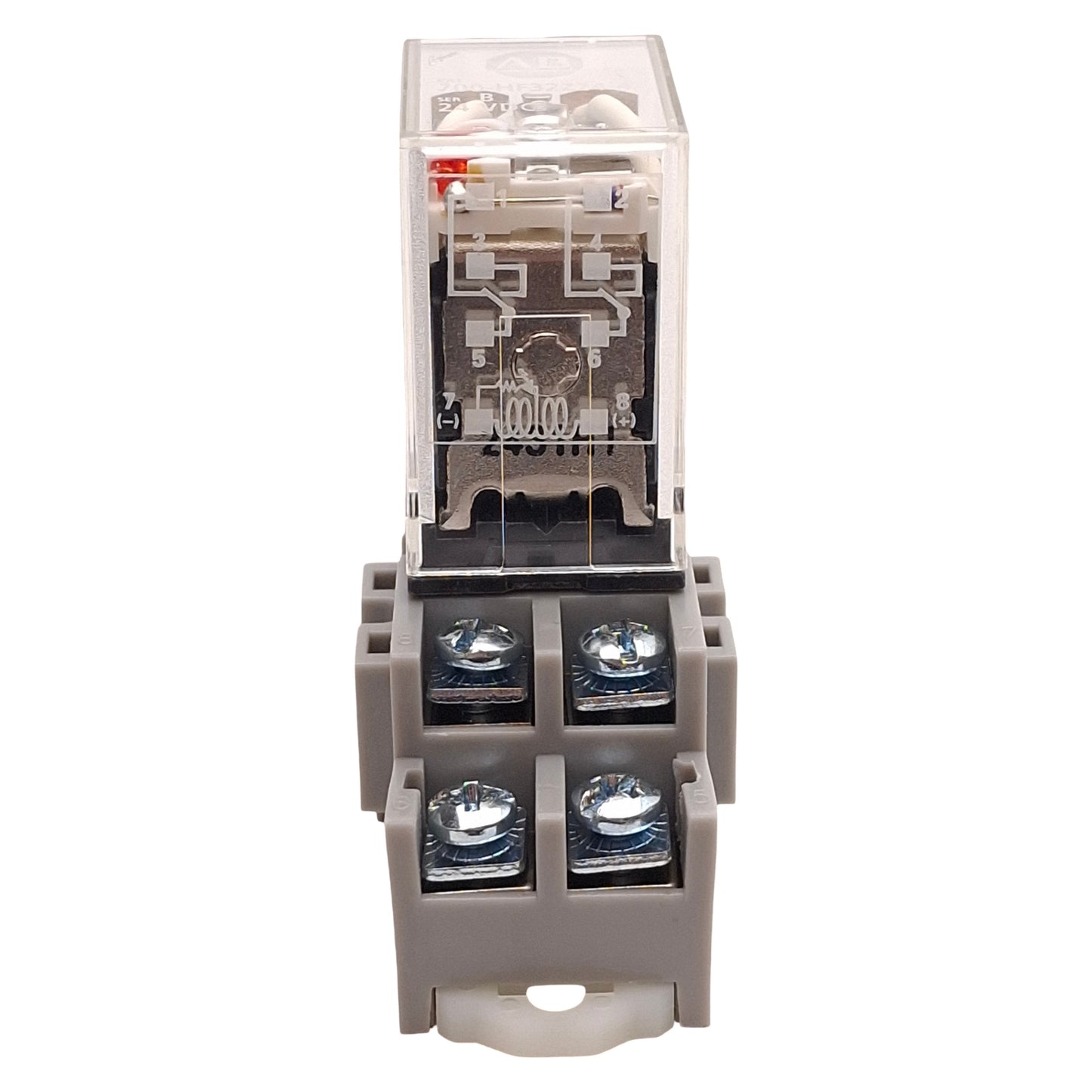 Used Lot of 5 Allen Bradley 700-HF32Z24-4 Ice Cube Relay, DPDT, 10A, 24VDC Coil