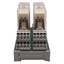 Used Wago 288-435 Relay Module, (2x) 3NO+1NC, 10A 230/240VAC, 24VDC Coils *No DIN*