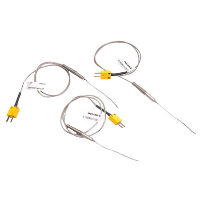 Used Lot of 3 Watlow AFCJ0FA033UK02H Thermocouple Type K ø0.032 x 3.375in Sheath 24in