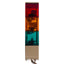 Used Patlite KJS-302-RYG Cube Signal Light Tower, Red Amber Green *Missing Reflector*