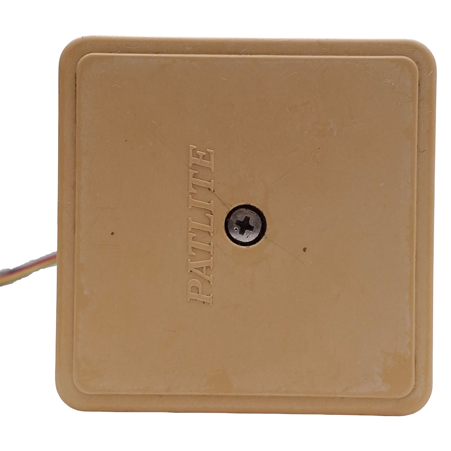 Used Patlite KJS-302-RYG Cube Signal Light Tower, Red Amber Green *Missing Reflector*