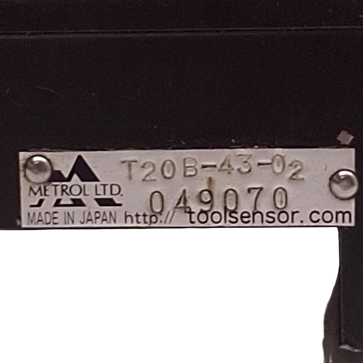 Used Metrol T20B-43-02 Tool Setter ø12mm Contact, 24VDC, 2.5N, 0.001mm Repeatability