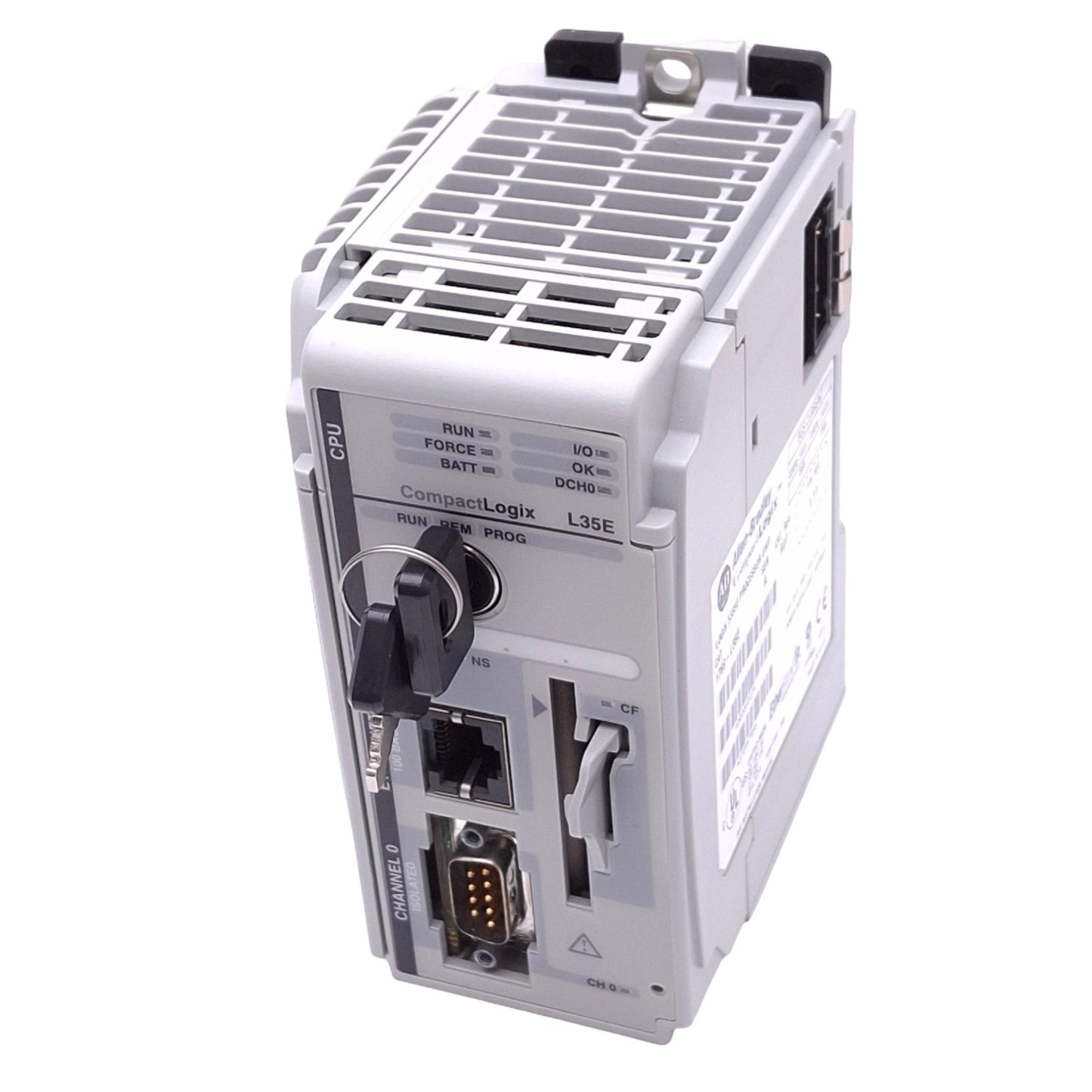 Used Allen Bradley 1769-L35E CompactLogix 5335E Controller, 1.5MB, Ethernet/IP, 24VDC