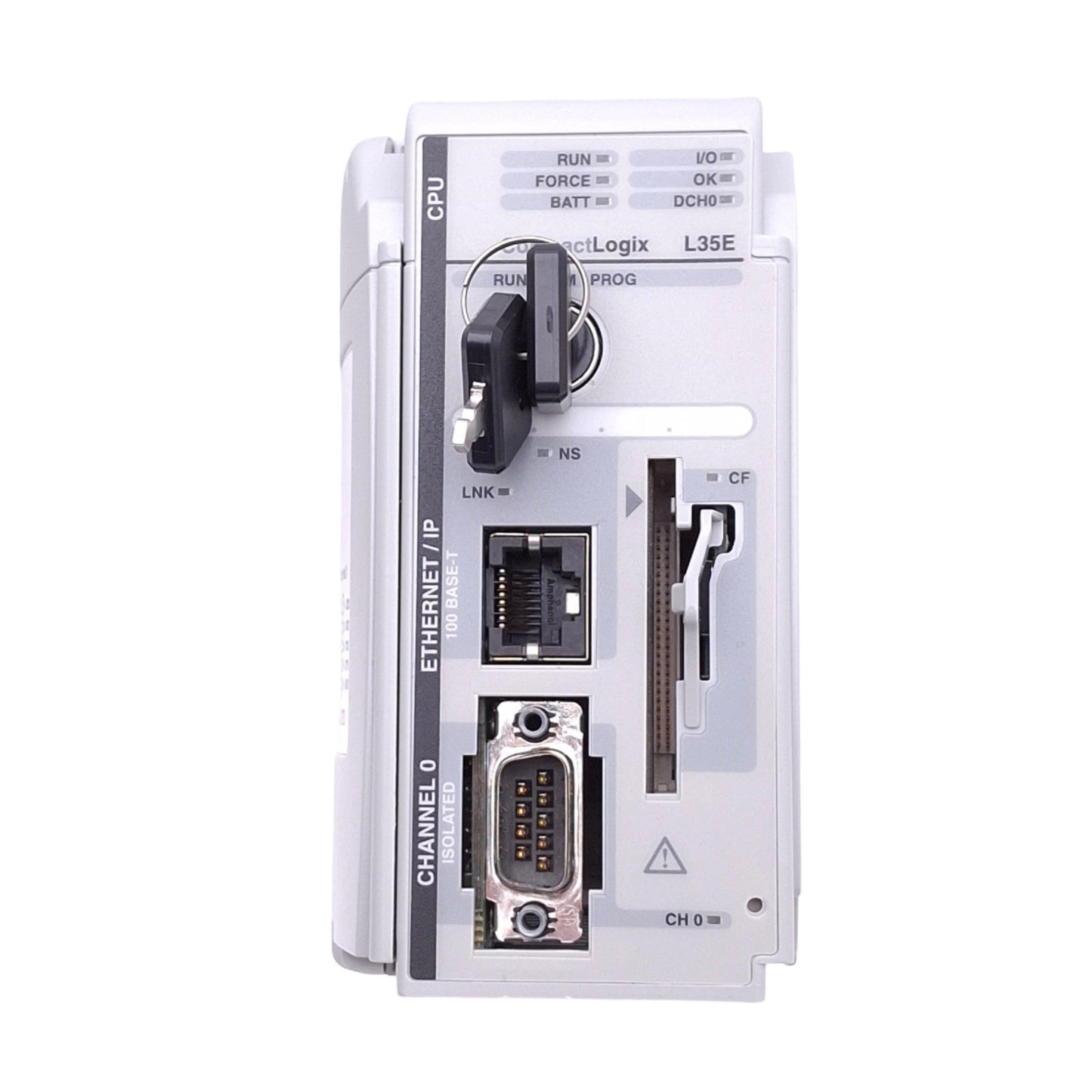 Used Allen Bradley 1769-L35E CompactLogix 5335E Controller, 1.5MB, Ethernet/IP, 24VDC