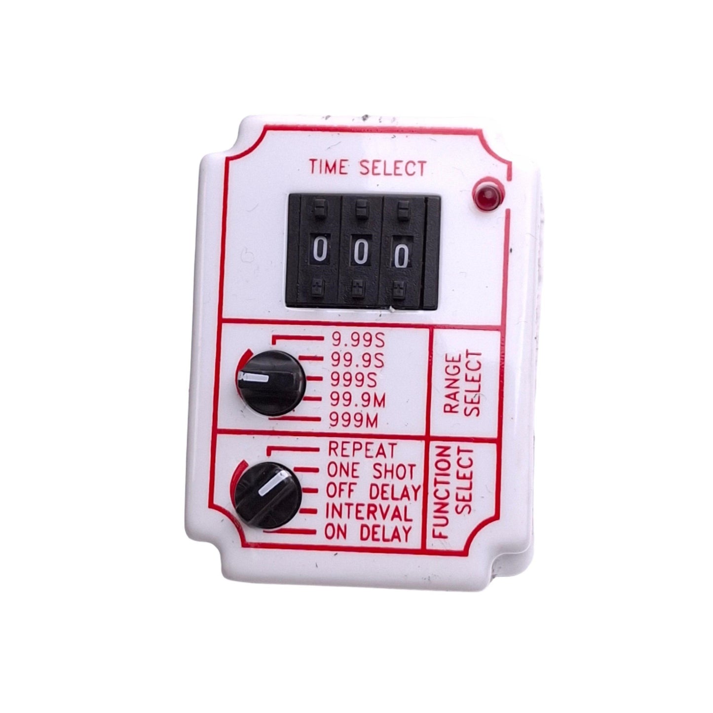 Used Dayton 6A855 Solid State Time Delay Relay, 0.05sec-999min, 11-Pin, 120VAC In