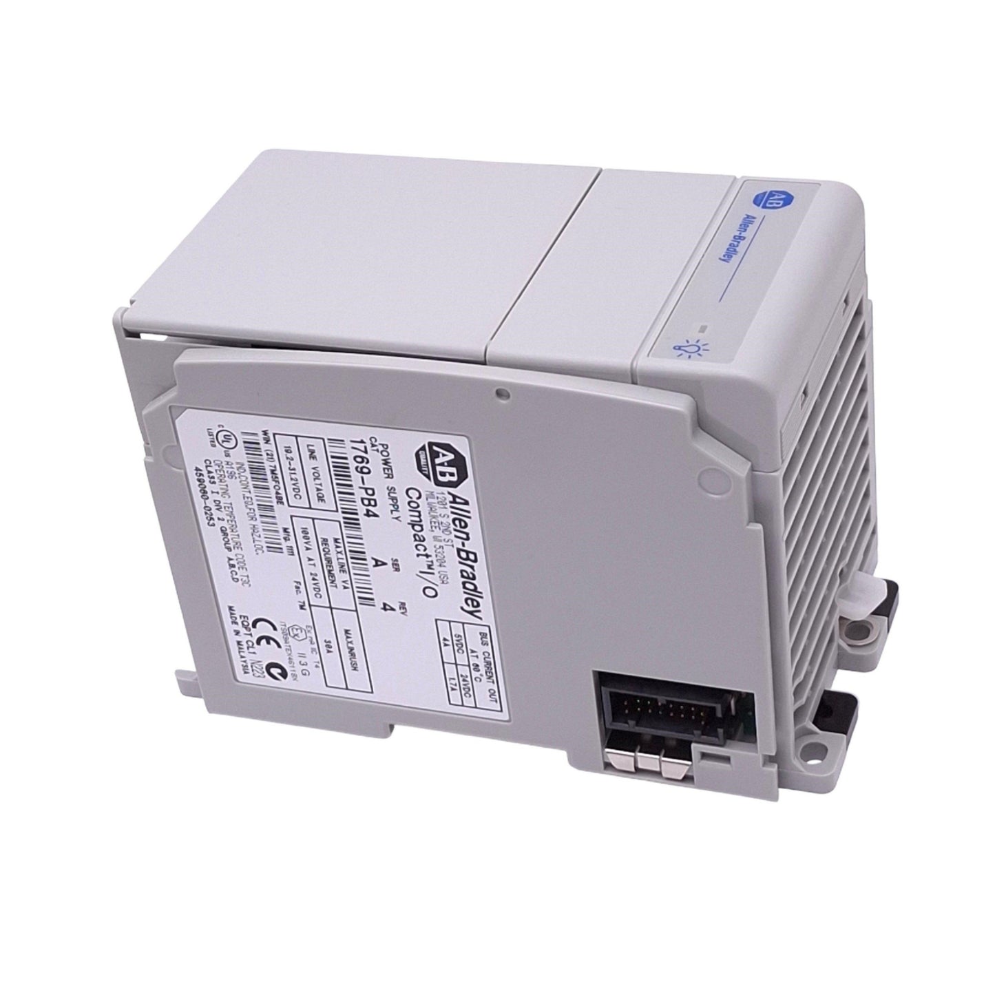 Used Allen Bradley 1769-PB4 Power Supply Module for Compact I/O PLC, 5VDC/24VDC Out
