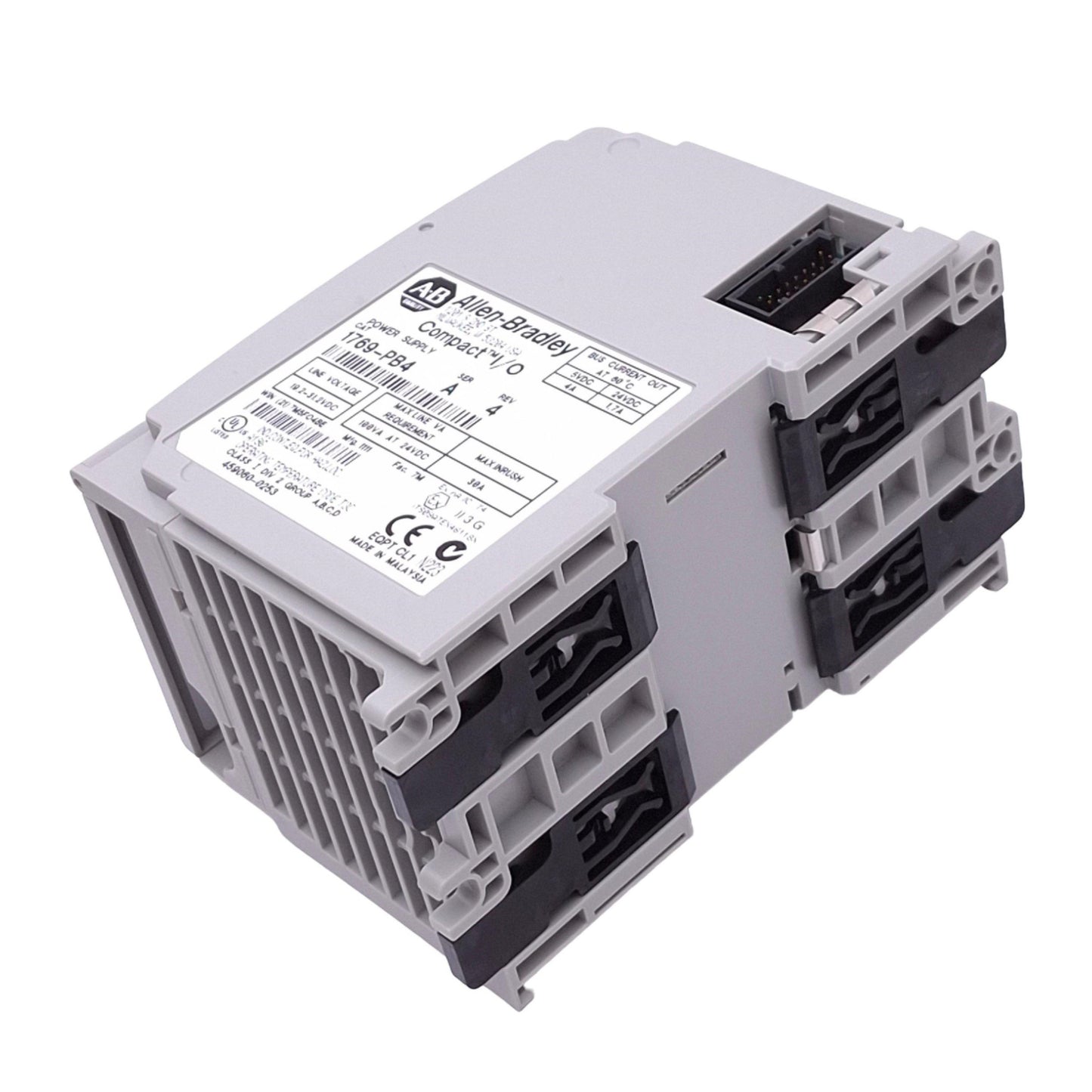Used Allen Bradley 1769-PB4 Power Supply Module for Compact I/O PLC, 5VDC/24VDC Out