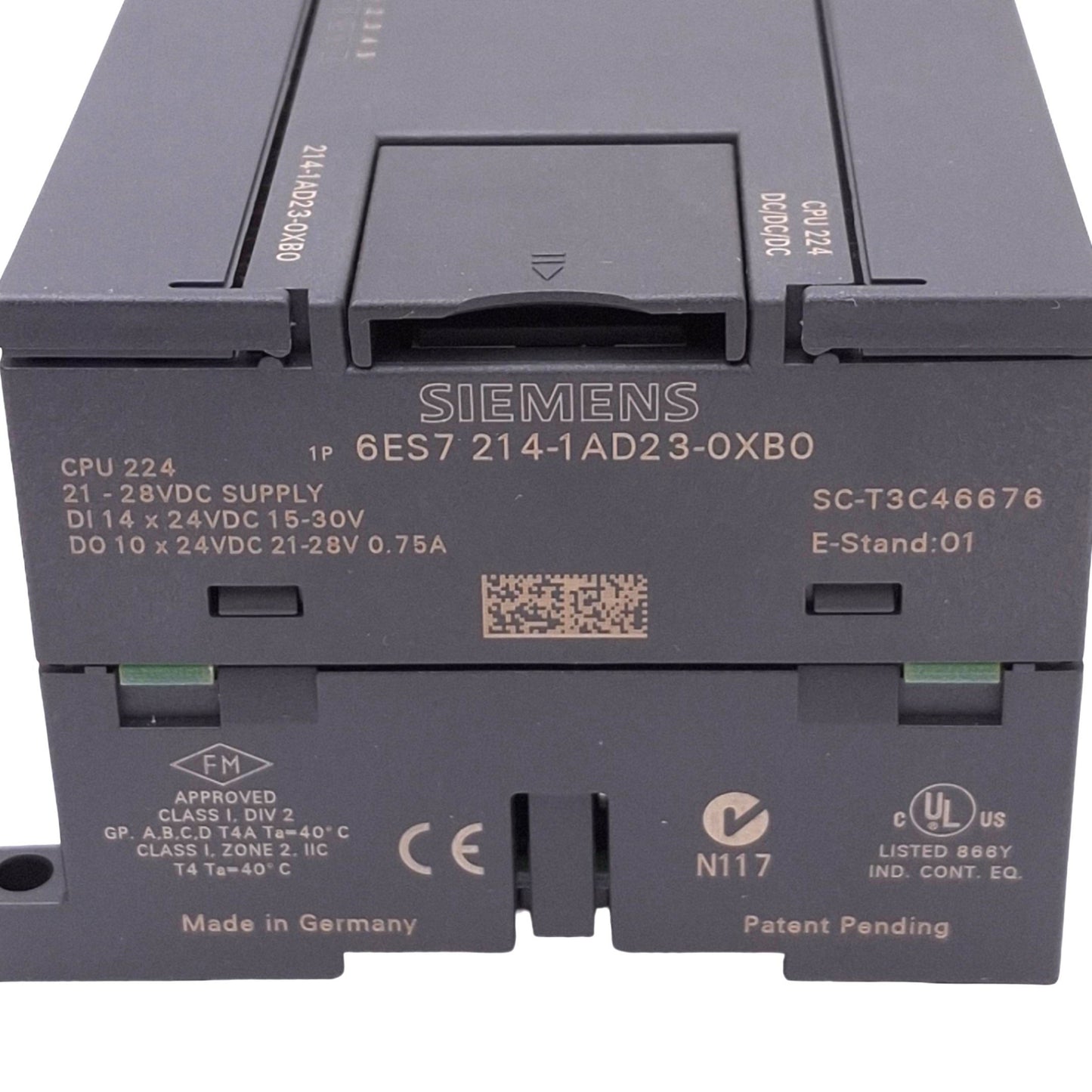 Used Siemens 6ES7214-1AD23-0XB0 SIMATIC S7-200 CPU 224 Compact Unit, 14 DI, 10 DO