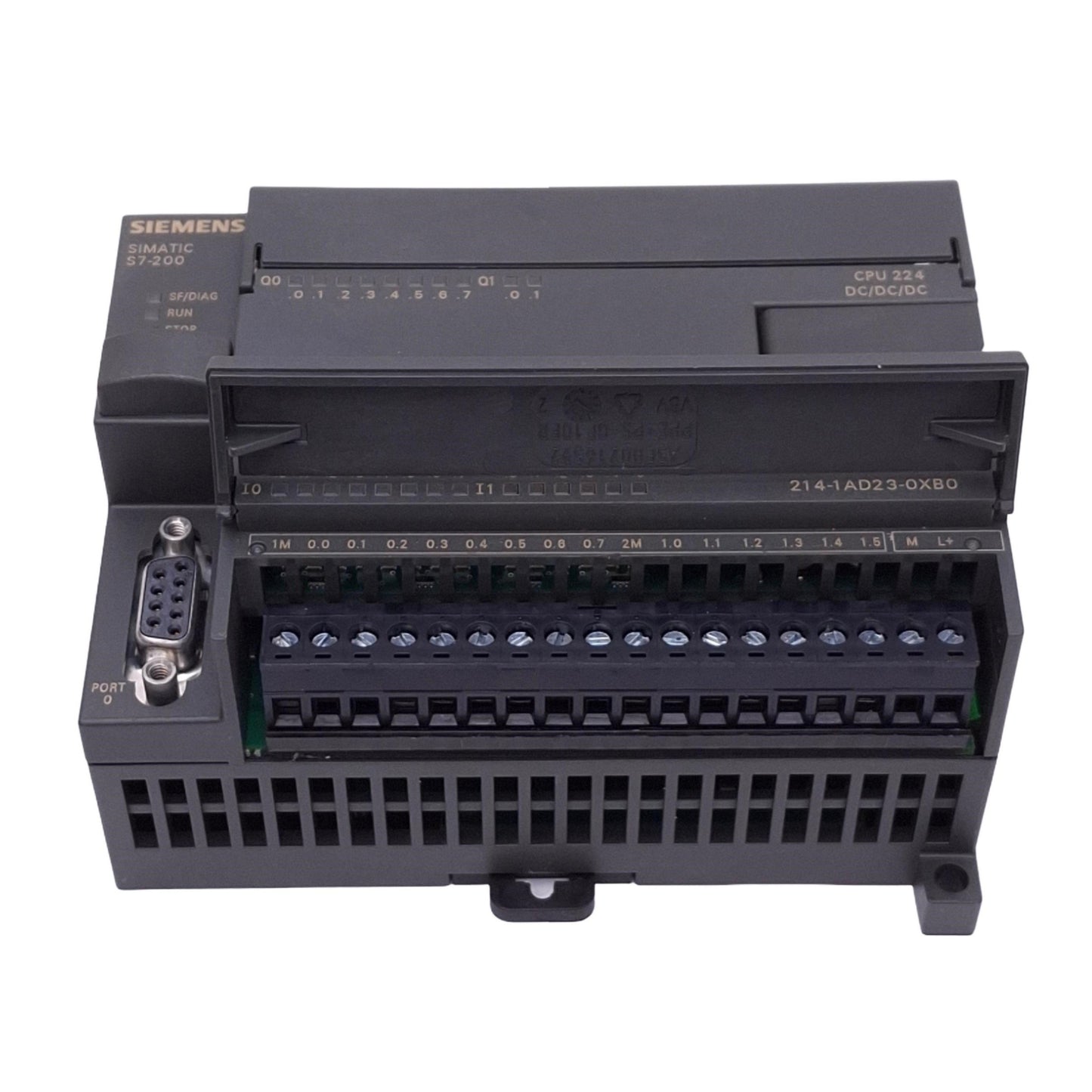 Used Siemens 6ES7214-1AD23-0XB0 SIMATIC S7-200 CPU 224 Compact Unit, 14 DI, 10 DO