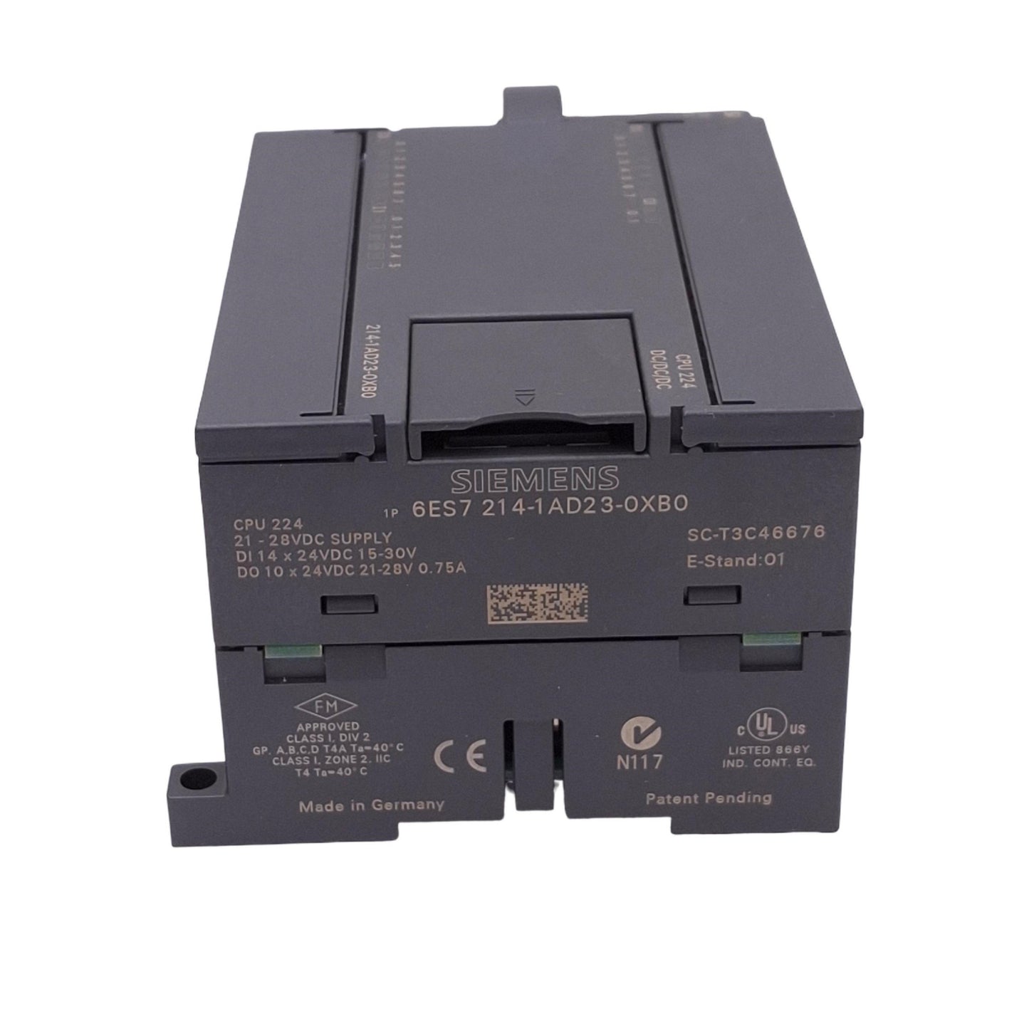 Used Siemens 6ES7214-1AD23-0XB0 SIMATIC S7-200 CPU 224 Compact Unit, 14 DI, 10 DO