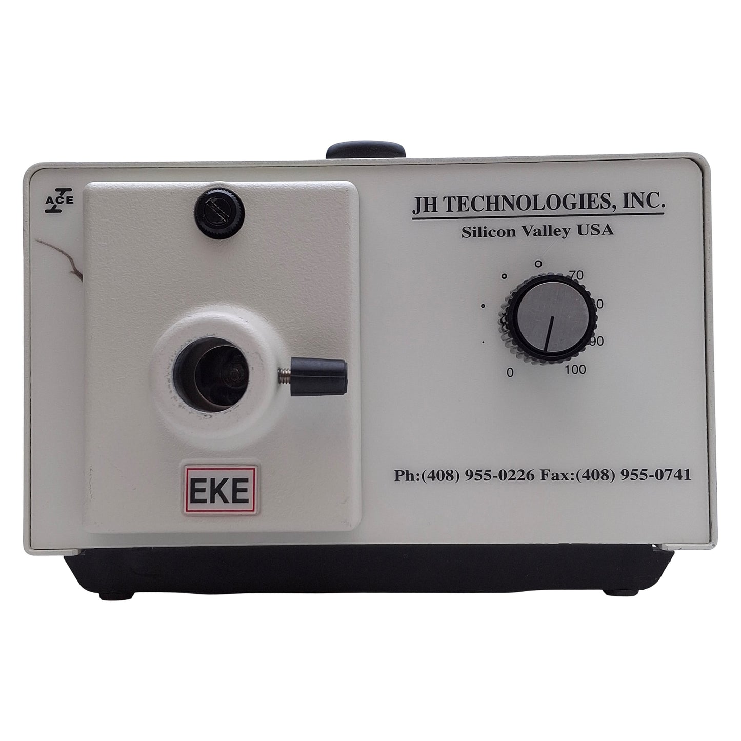 Used JH Technologies 20500/26 Fiber Optic Light Source Illuminator EKE Lamp, 150W