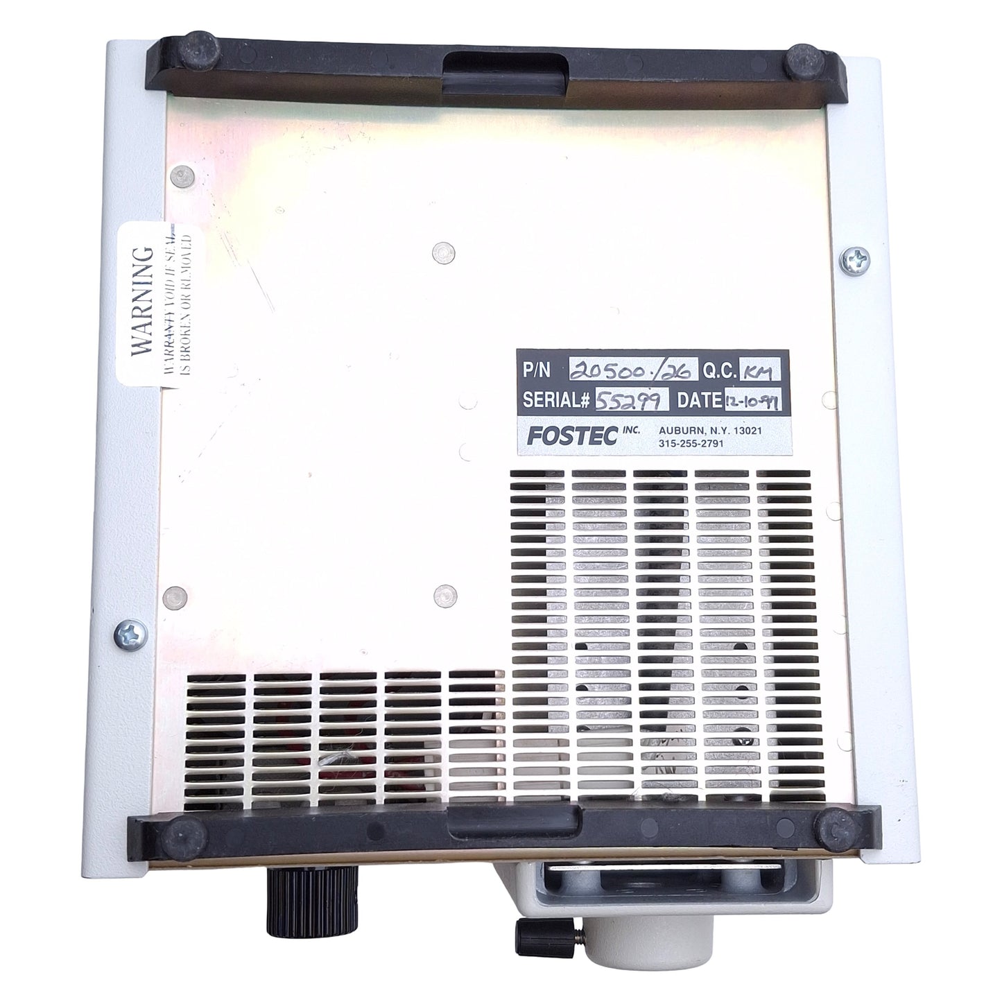 Used JH Technologies 20500/26 Fiber Optic Light Source Illuminator EKE Lamp, 150W
